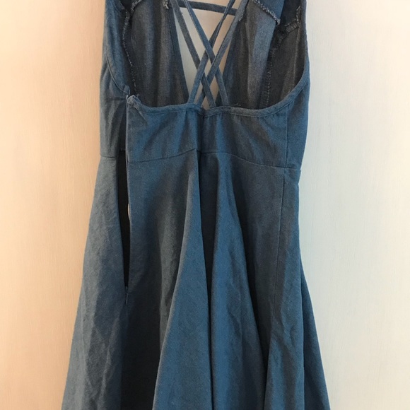 Flowy Denim Dress - Picture 3 of 3